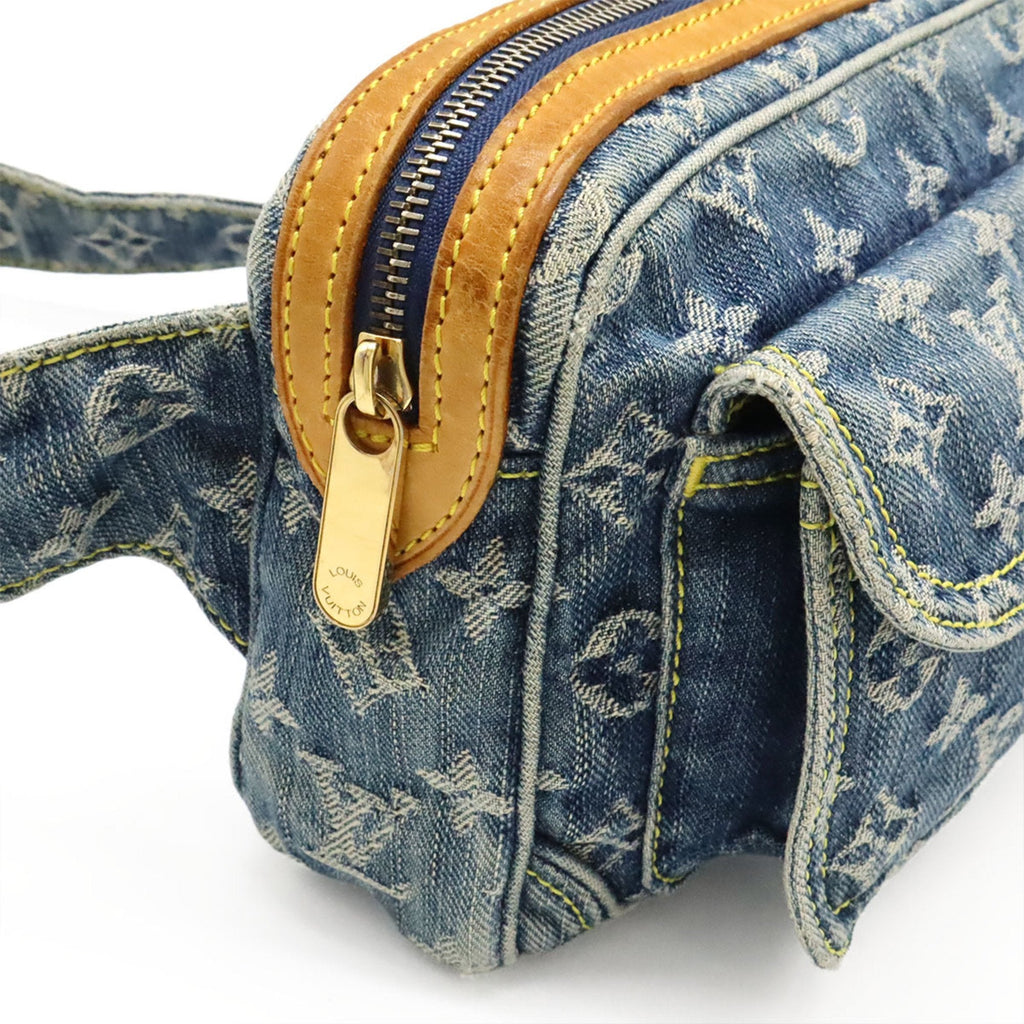 Louis Vuitton Blue Monogram Monogram Denim Fanny Pack Shoulder Bag (Pre-Owned)
