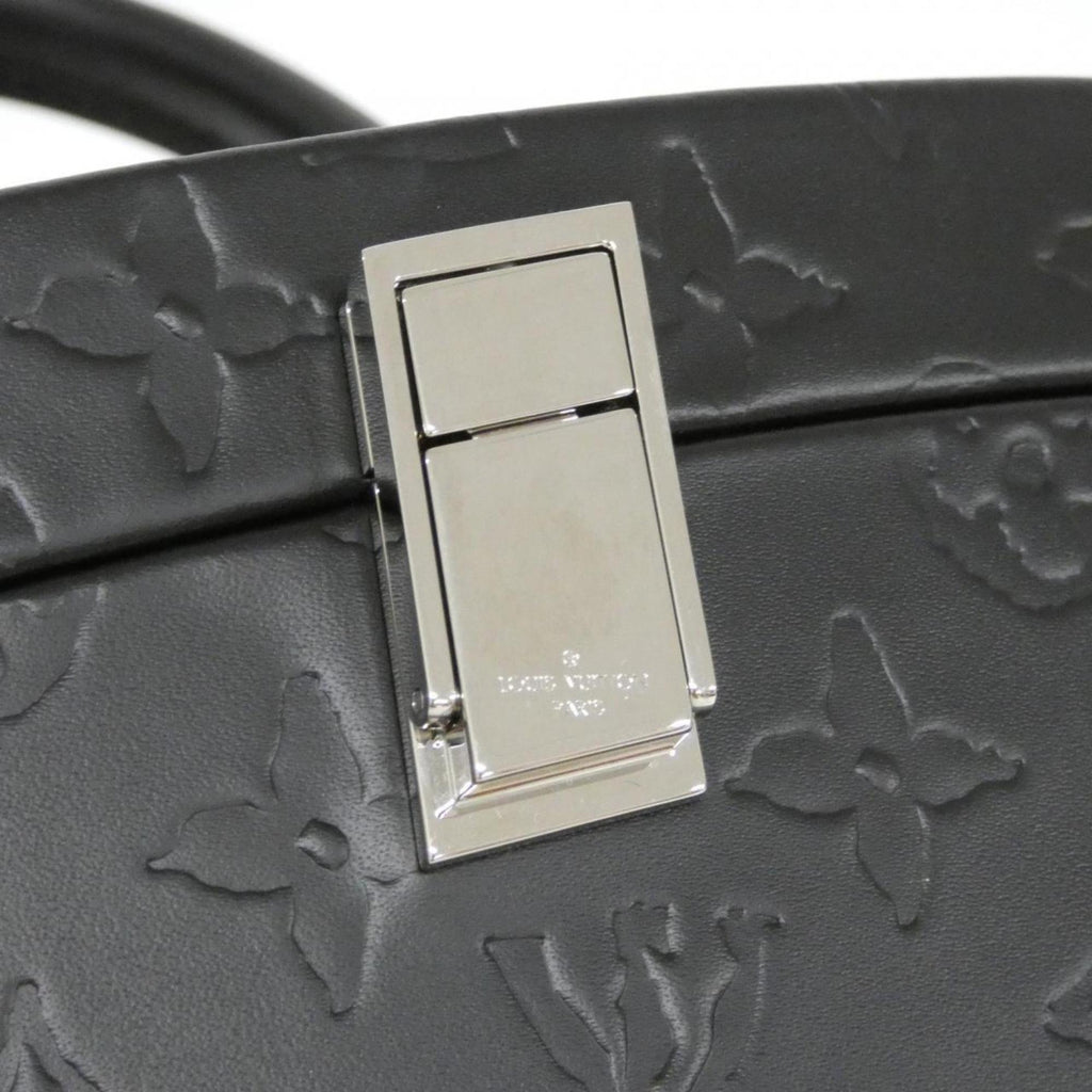 Louis Vuitton Black Leather Handbag (Pre-Owned)