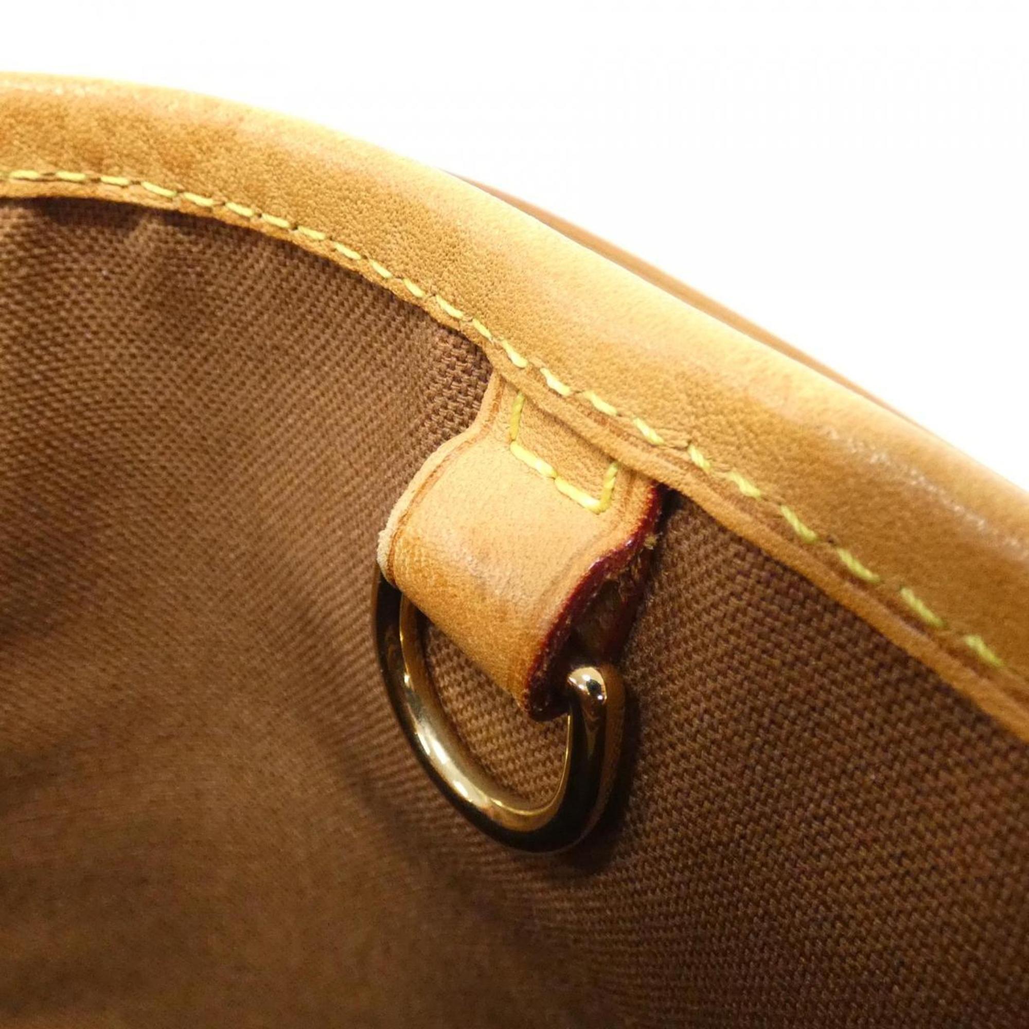 Louis Vuitton Marron Coated Canvas Shoulder Bag (Pre-Owned)