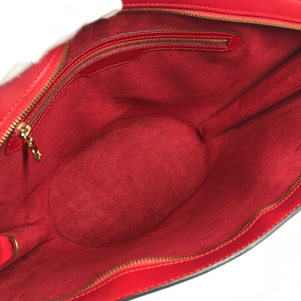 Louis Vuitton Castilian Red Red Color Epi Leather Shoulder Bag (Pre-Owned)