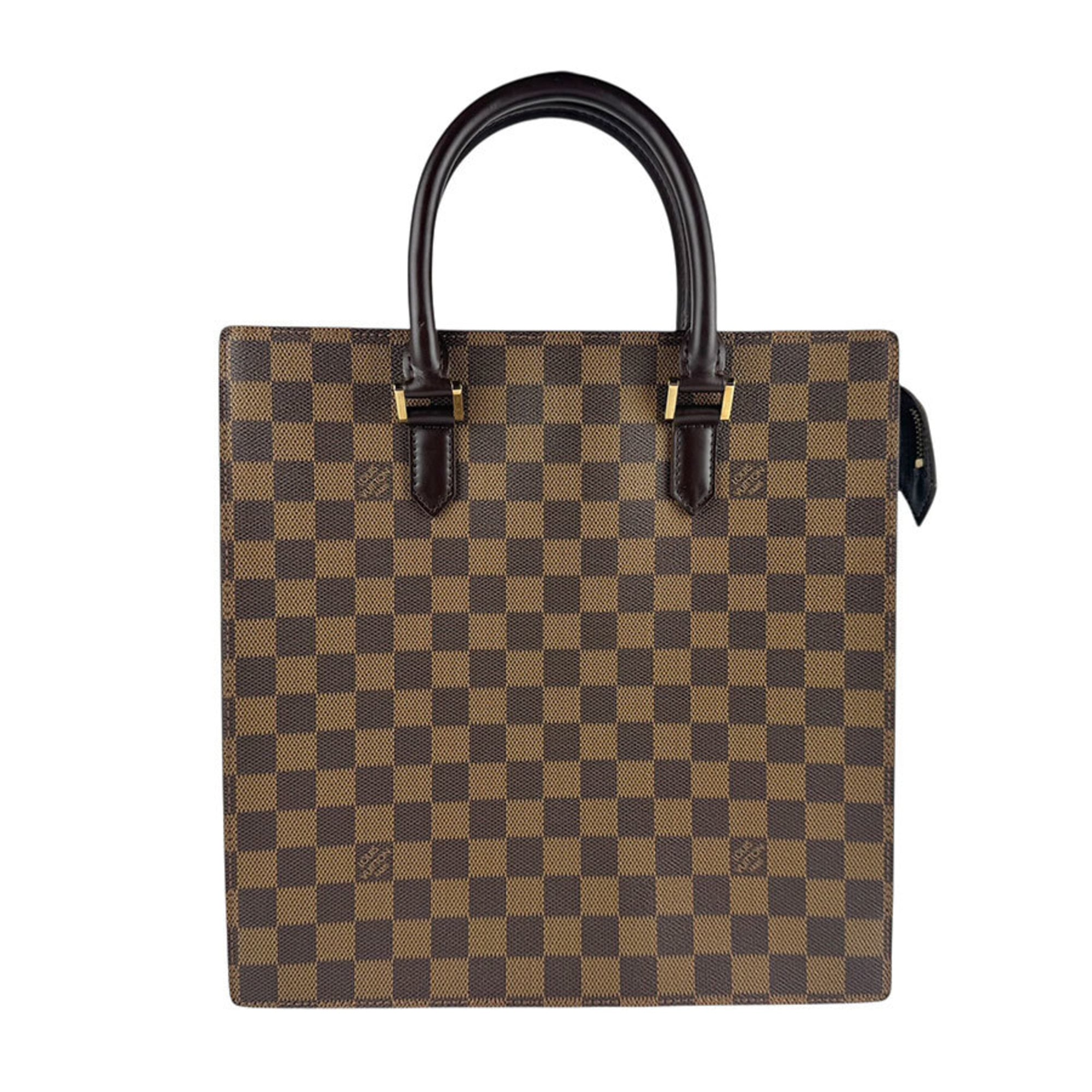 Louis Vuitton Ebene Damier Canvas Handbag (Pre-Owned)