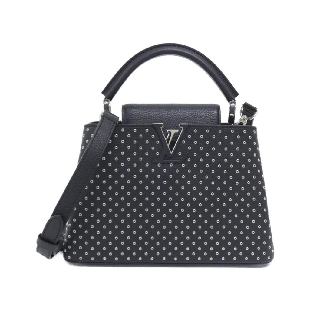 Louis Vuitton Black Leather Handbag (Pre-Owned)