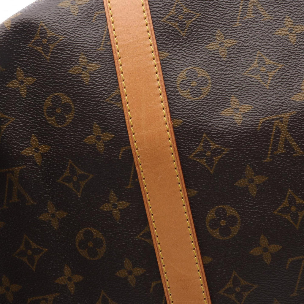 Louis Vuitton Brown Coated Canvas Pvc Monogram Leather Boston Bag (Pre-Owned)