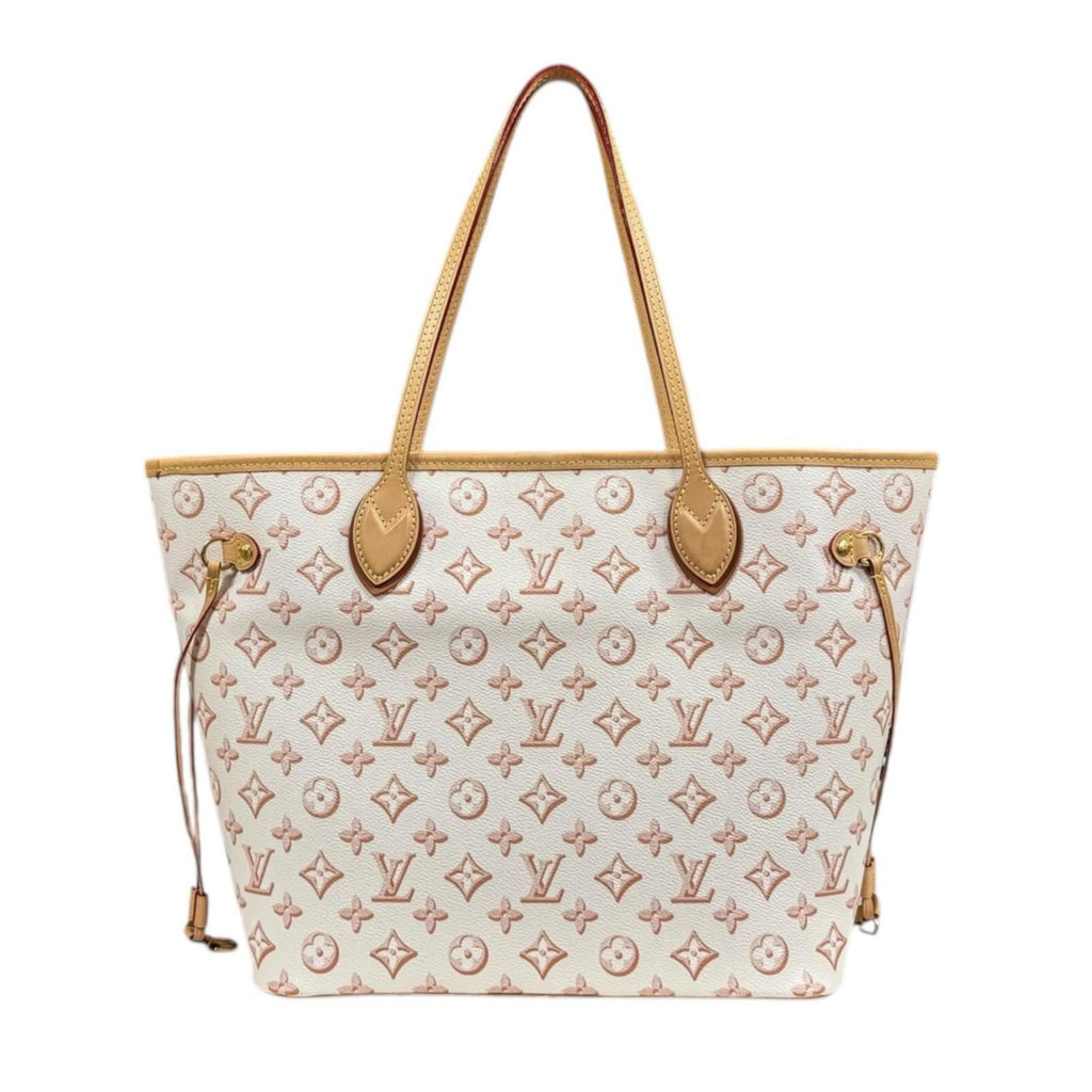 Louis Vuitton Beige Ivory Pvc Tote Bag (Pre-Owned)