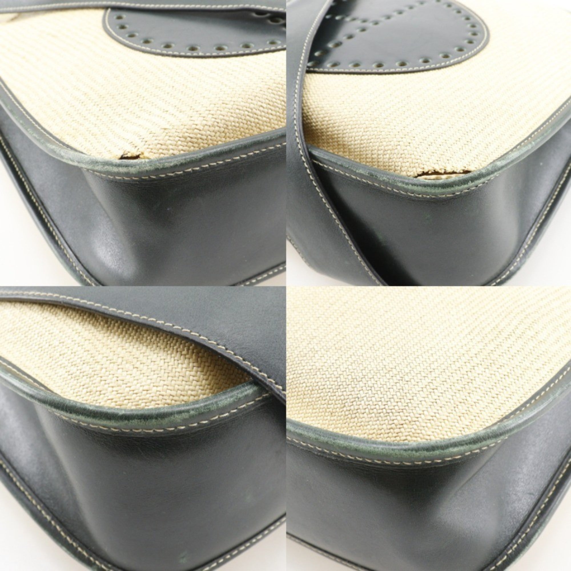 Evelyne Bag Gen I Toile and Leather PM