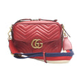 GG Marmont Zip Around Camera Bag Matelasse Leather Small
