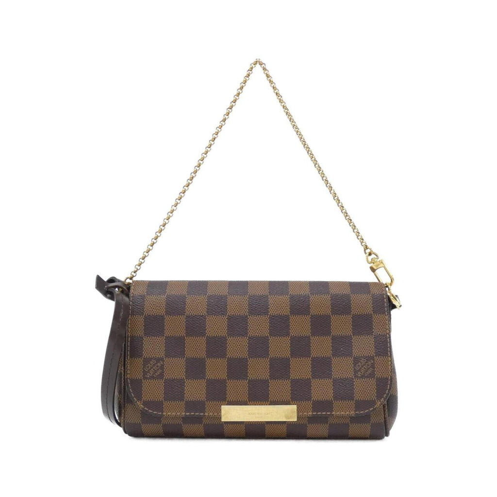 Louis Vuitton Ebene Coated Canvas Shoulder Bag (Pre-Owned)