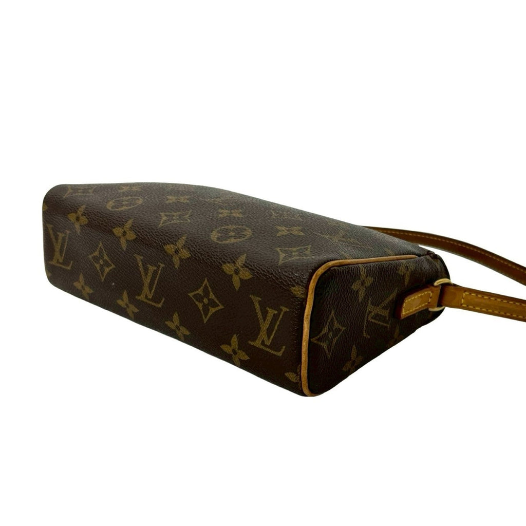 Louis Vuitton Brown Leather Pvc Shoulder Bag (Pre-Owned)