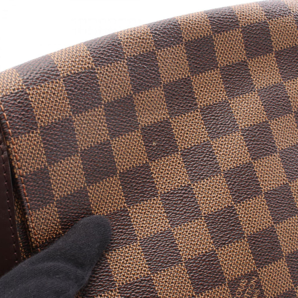 Louis Vuitton Brown Damier Canvas Coated Canvas Leather Shoulder Bag (Pre-Owned)