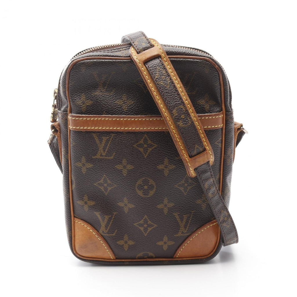 Louis Vuitton Brown Pvc Coated Canvas Leather Shoulder Bag (Pre-Owned)