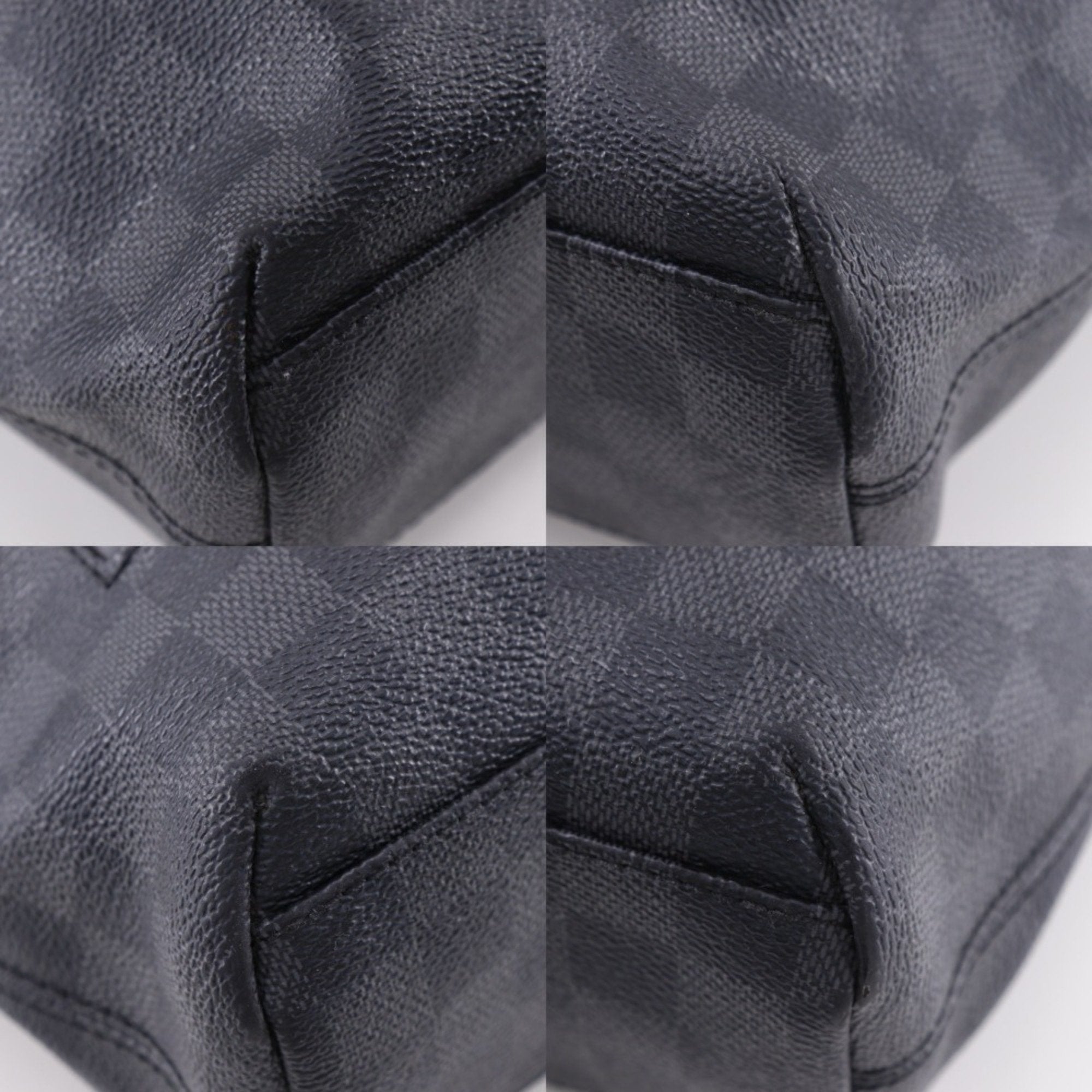 Louis Vuitton Black Damier Graphite Canvas Shoulder Bag (Pre-Owned)