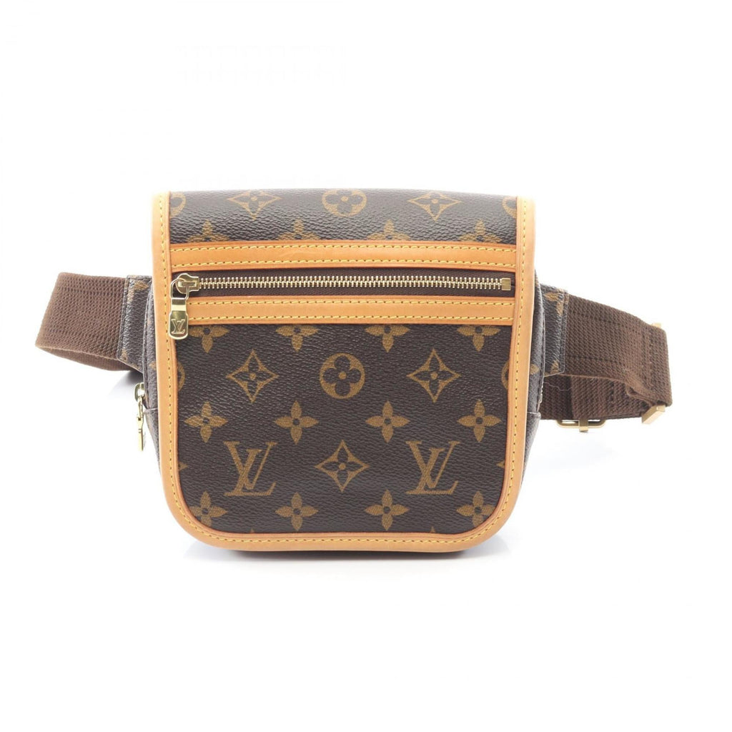 Louis Vuitton Brown Coated Canvas Leather Fanny Pack (Pre-Owned)
