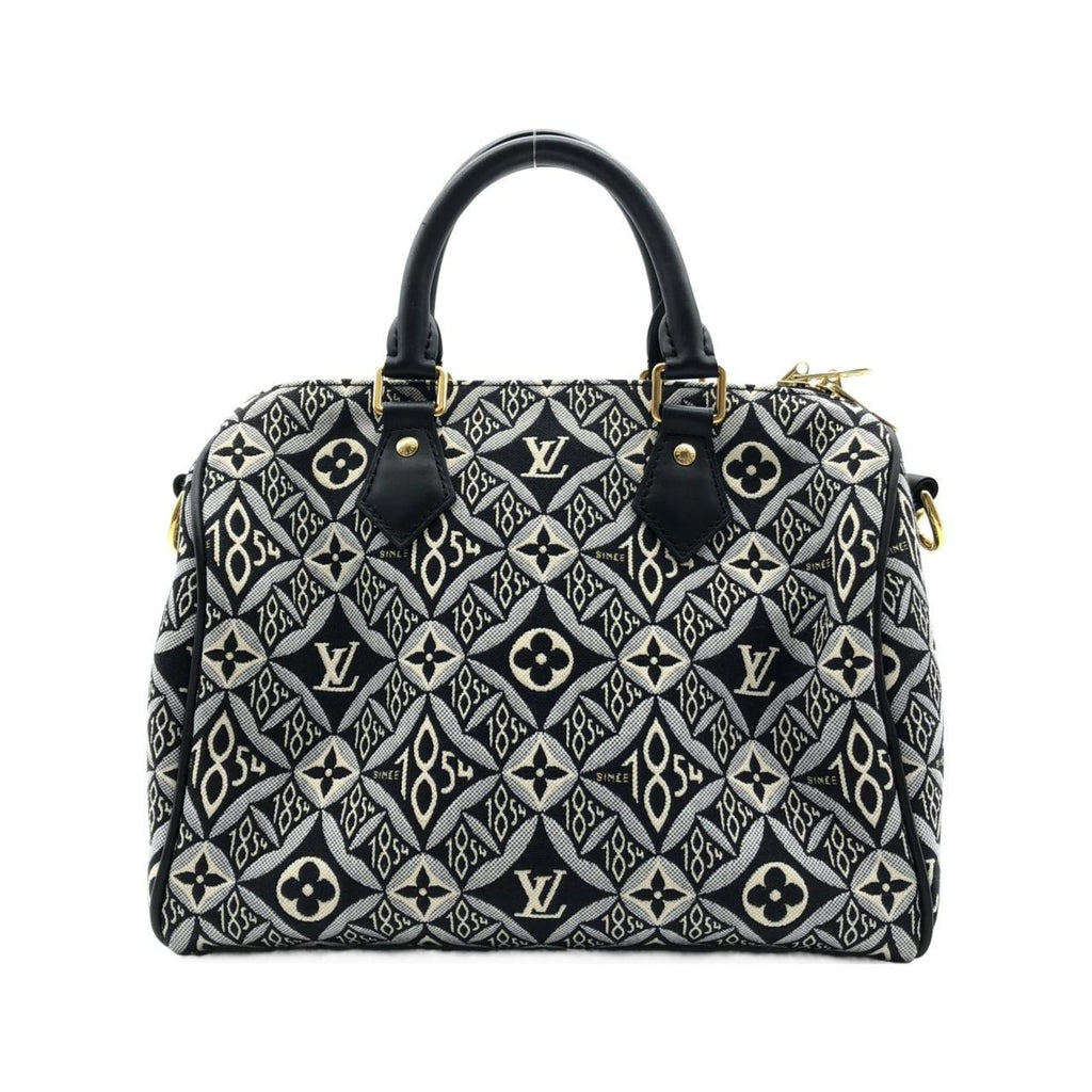Louis Vuitton Black Jacquard Boston Bag (Pre-Owned)