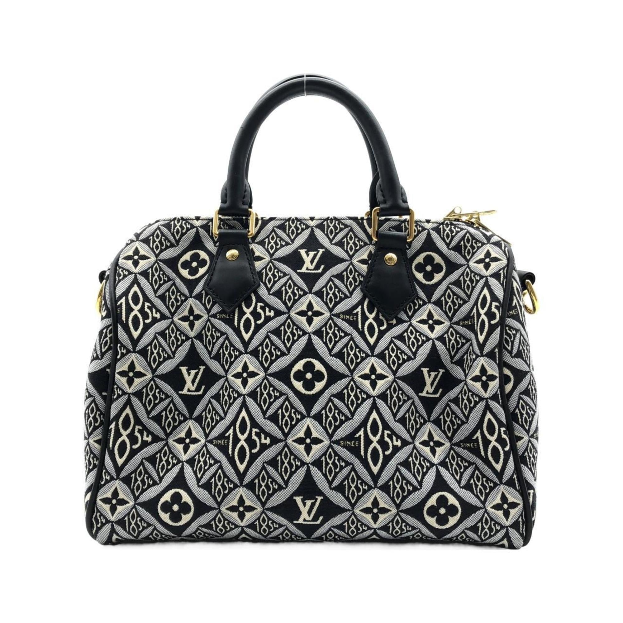 Louis Vuitton Black Jacquard Boston Bag (Pre-Owned)