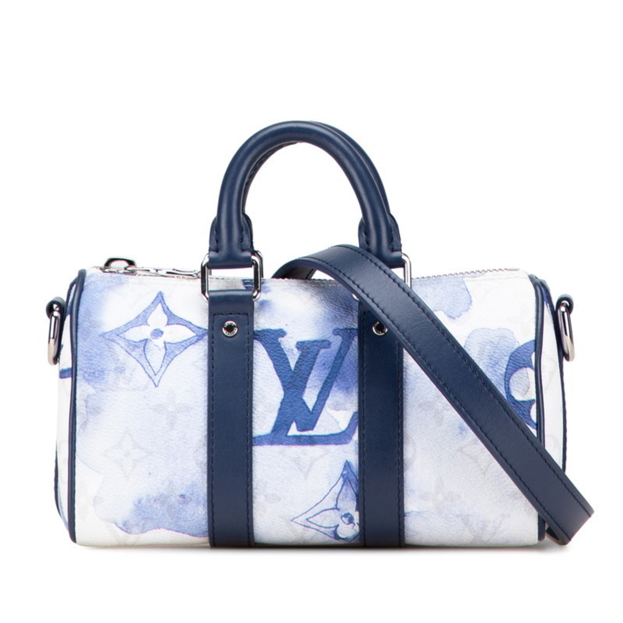 Louis Vuitton Monogram Watercolor Blue White Pvc Leather Handbag Shoulder Bag (Pre-Owned)
