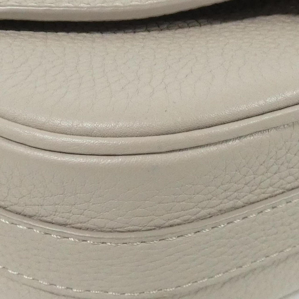 Louis Vuitton Gris Leather Shoulder Bag (Pre-Owned)