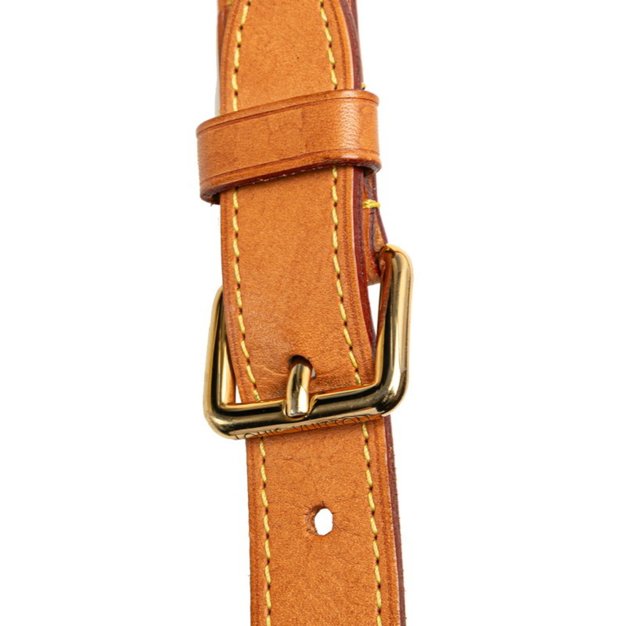 Louis Vuitton Brown Pvc Leather Sling Bag (Pre-Owned)