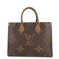 Louis Vuitton Monogram Reverse Red Color Monogram Reverse Handbag Shoulder Bag Tote Bag (Pre-Owned)