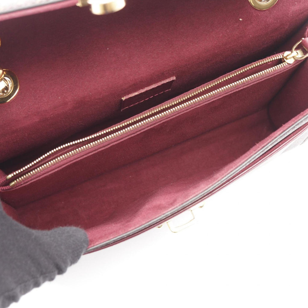 Louis Vuitton Bordeaux Brown Monogram Coated Canvas Leather Shoulder Bag (Pre-Owned)