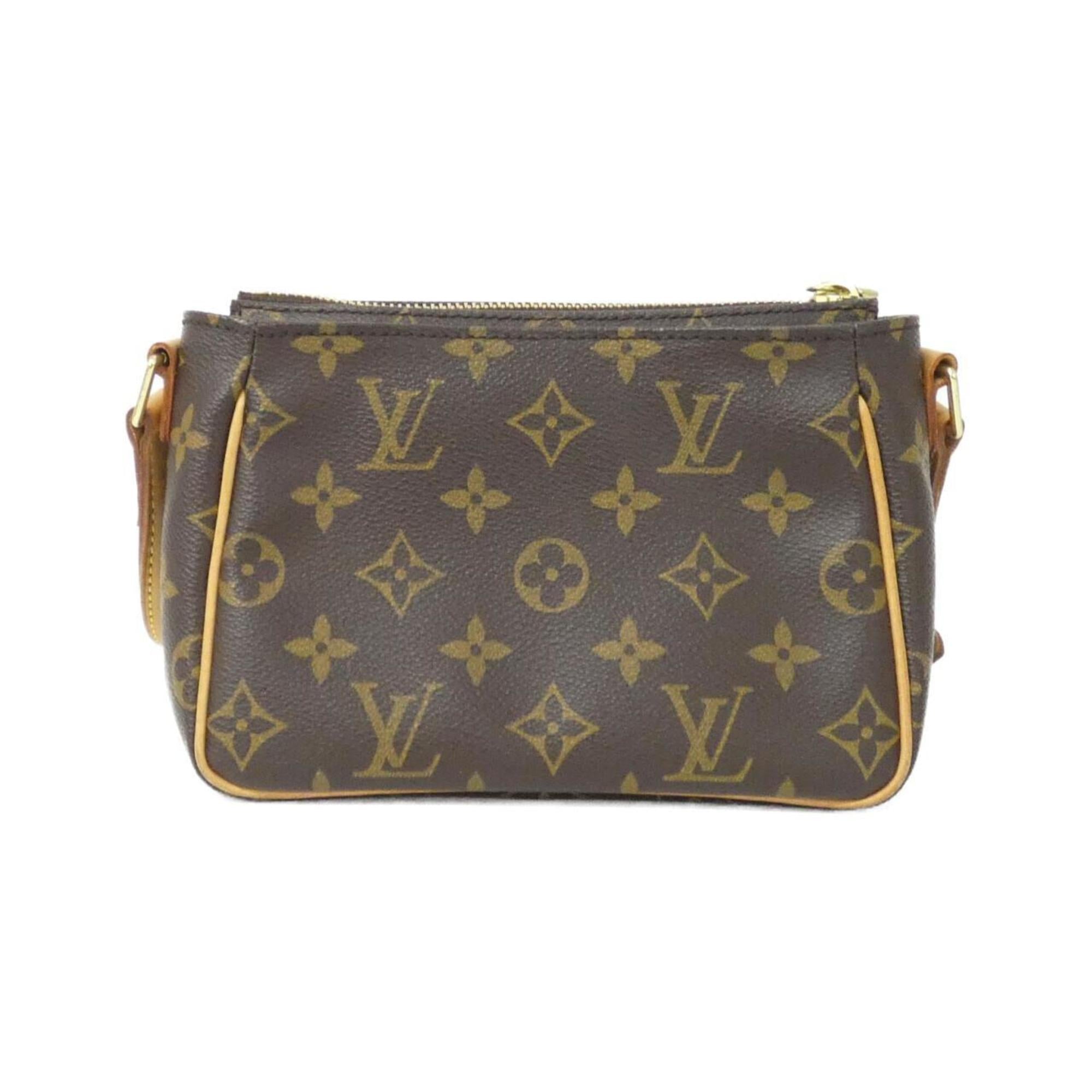 Louis Vuitton Brown Coated Canvas Shoulder Bag (Pre-Owned)