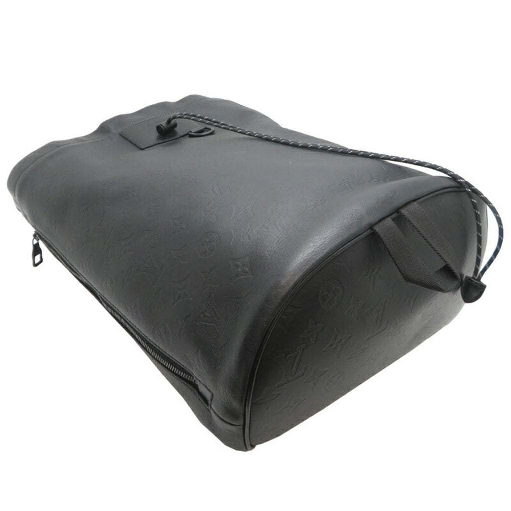 Louis Vuitton Monogram Shadow Black Noir Monogram Shadow Backpack (Pre-Owned)