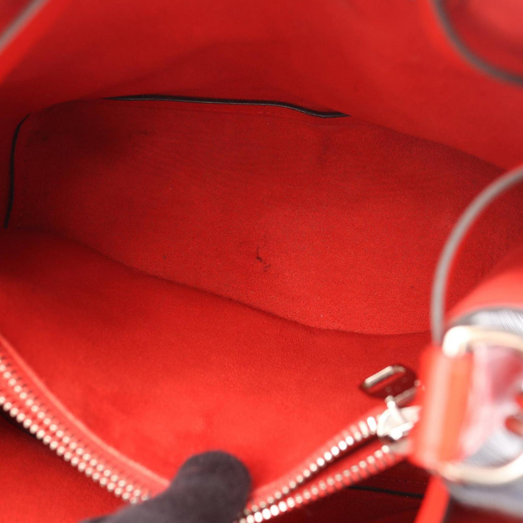 Louis Vuitton Indigo Navy Red Color Epi Leather Handbag (Pre-Owned)