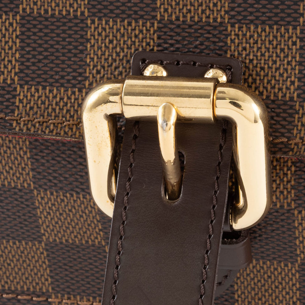 Louis Vuitton Damier Canvas Ebene Damier Canvas Handbag (Pre-Owned)