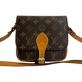 Louis Vuitton Brown Leather Pvc Pochette Shoulder Bag (Pre-Owned)
