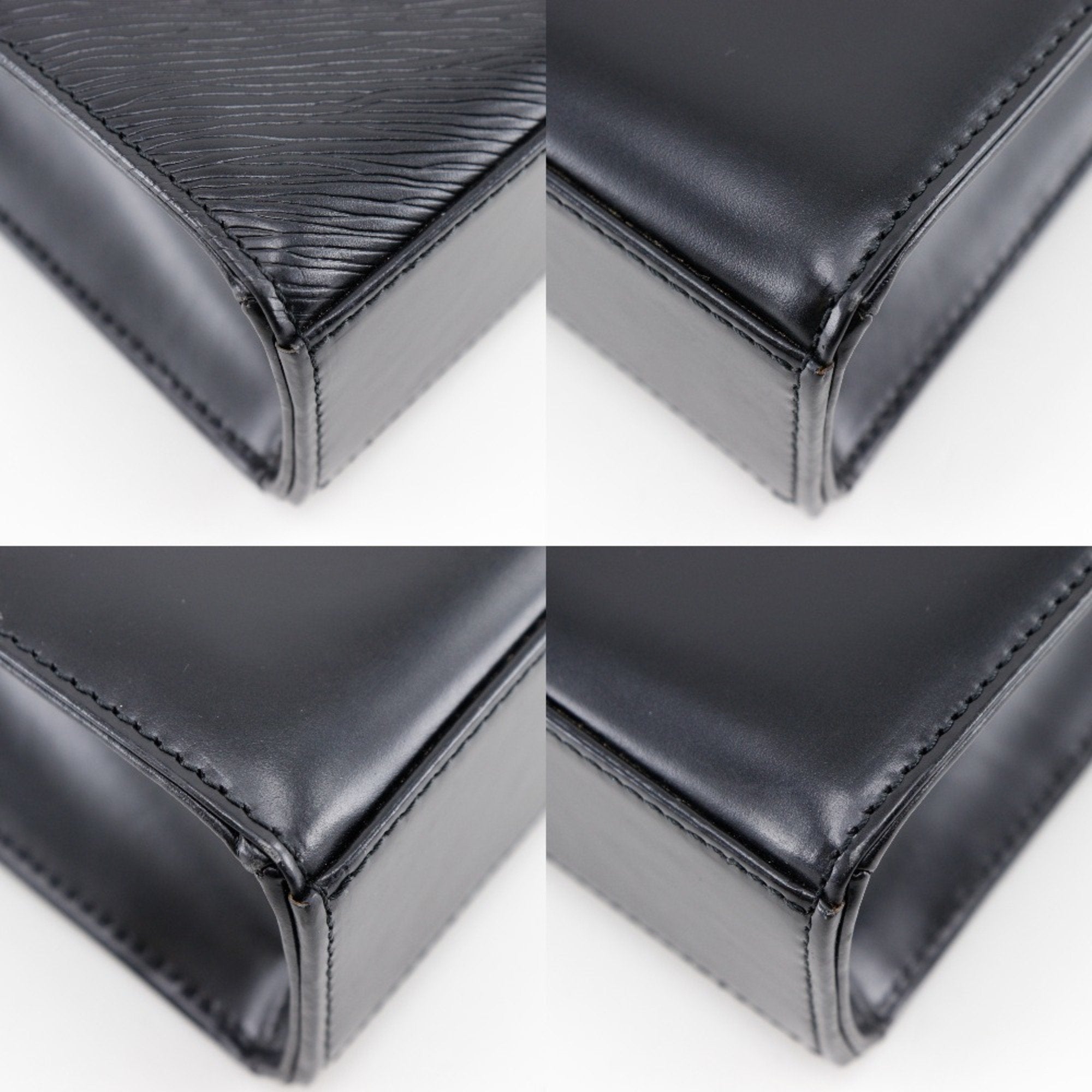 Louis Vuitton Epi Black Noir Epi Leather Shoulder Bag (Pre-Owned)