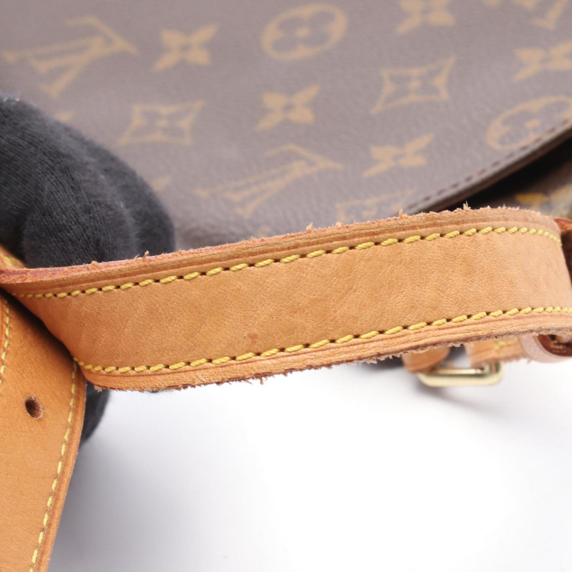 Louis Vuitton Brown Pvc Leather Shoulder Bag (Pre-Owned)