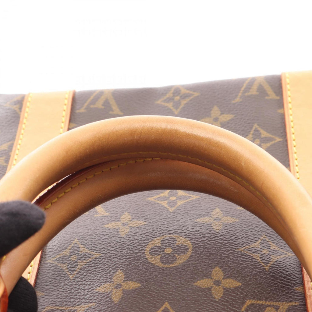 Louis Vuitton Brown Coated Canvas Pvc Monogram Leather Boston Bag (Pre-Owned)