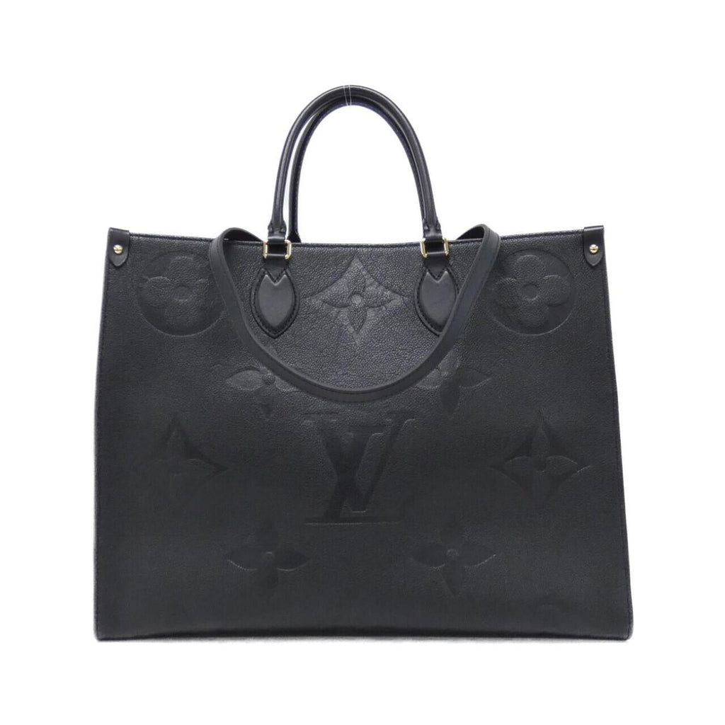 Louis Vuitton Black Leather Handbag (Pre-Owned)