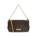 Louis Vuitton Brown Coated Canvas Shoulder Bag (Pre-Owned)