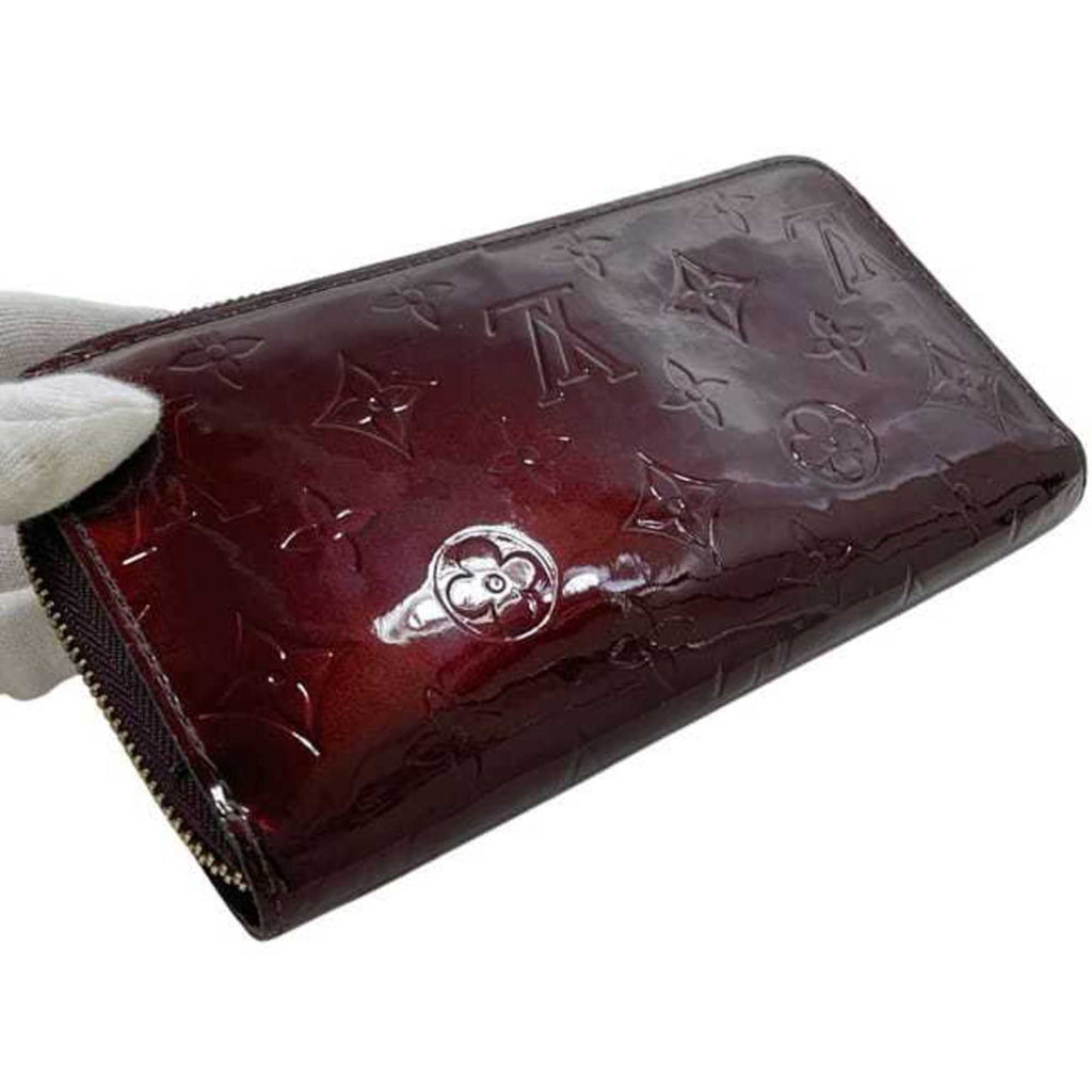 Louis Vuitton Amarante Wine Monogram Vernis Long Wallet (Bi-Fold) (Pre-Owned)