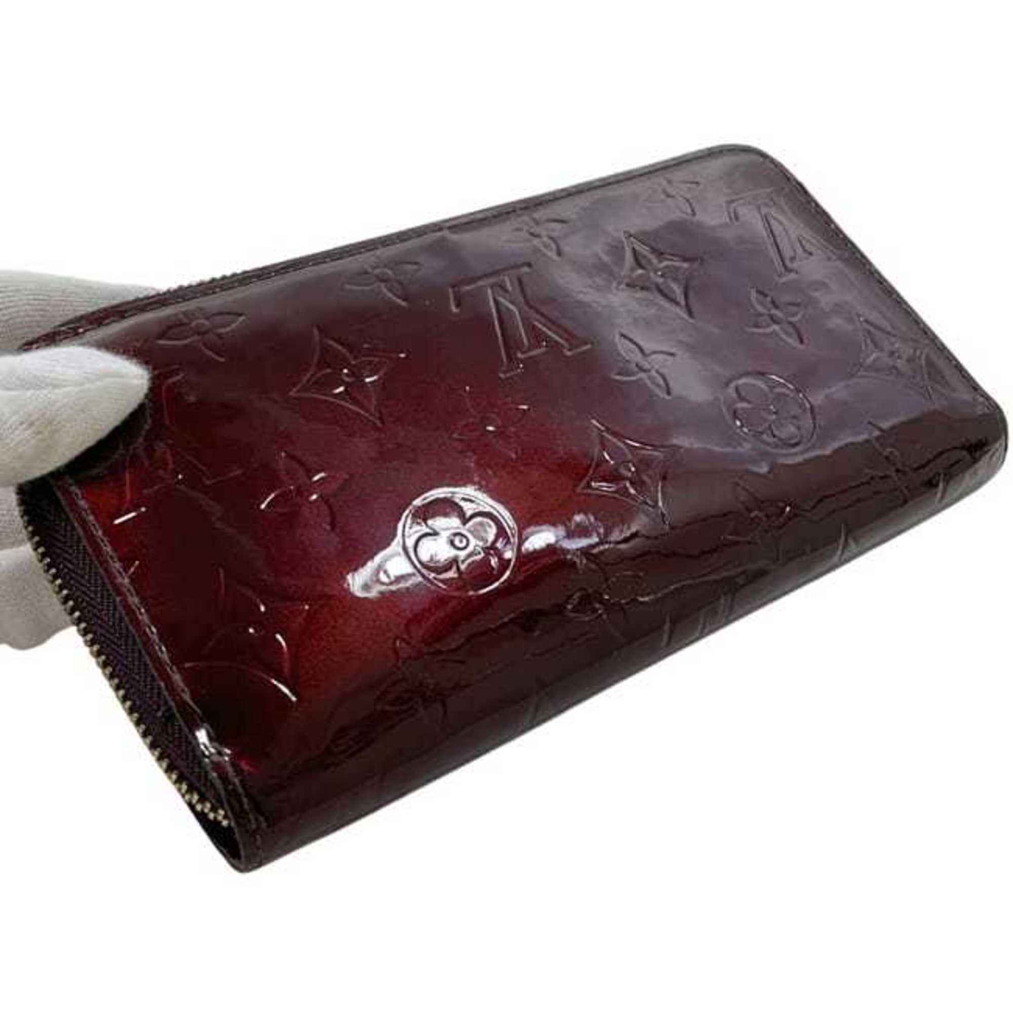 Louis Vuitton Amarante Wine Monogram Vernis Long Wallet (Bi-Fold) (Pre-Owned)