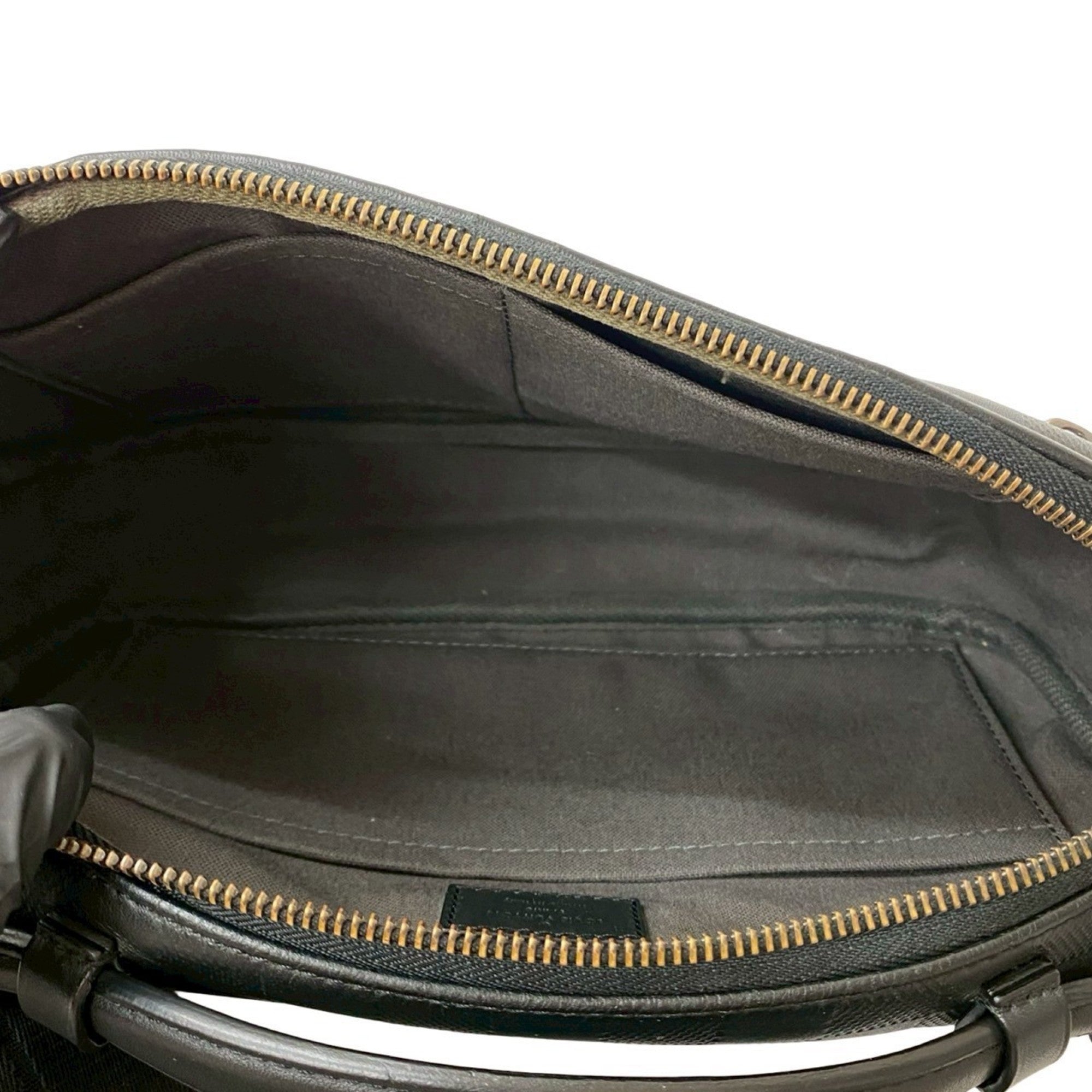 Louis Vuitton Black Leather Handbag Sling Bag (Pre-Owned)