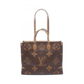 Louis Vuitton Beige Brown Monogram Monogram Reverse Monogram Monogram Reverse Tote Bag (Pre-Owned)