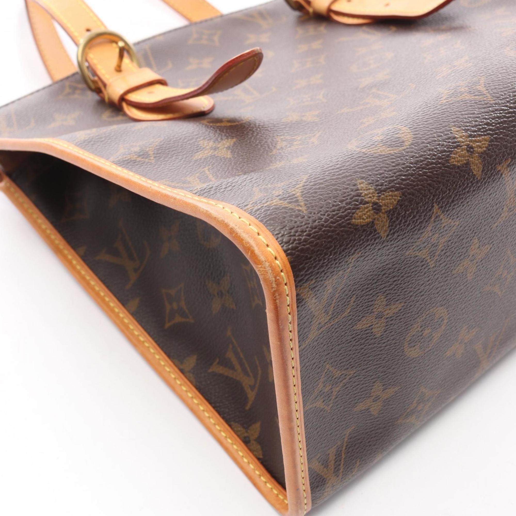 Louis Vuitton Brown Coated Canvas Pvc Monogram Leather Tote Bag (Pre-Owned)