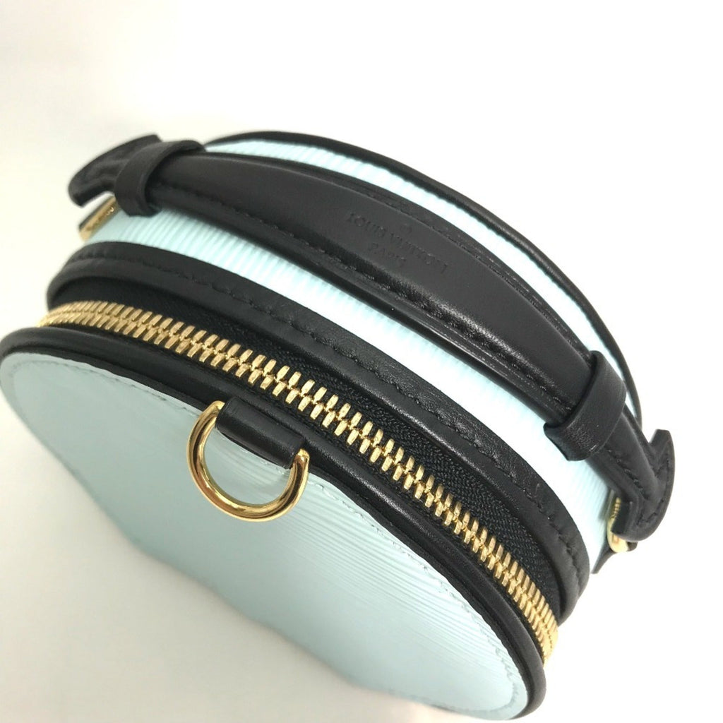 Louis Vuitton Blue Epi Leather Handbag Pouch Shoulder Bag (Pre-Owned)