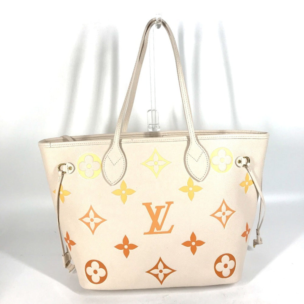Louis Vuitton Beige Monogram Empreinte Pouch Shoulder Bag Tote Bag (Pre-Owned)