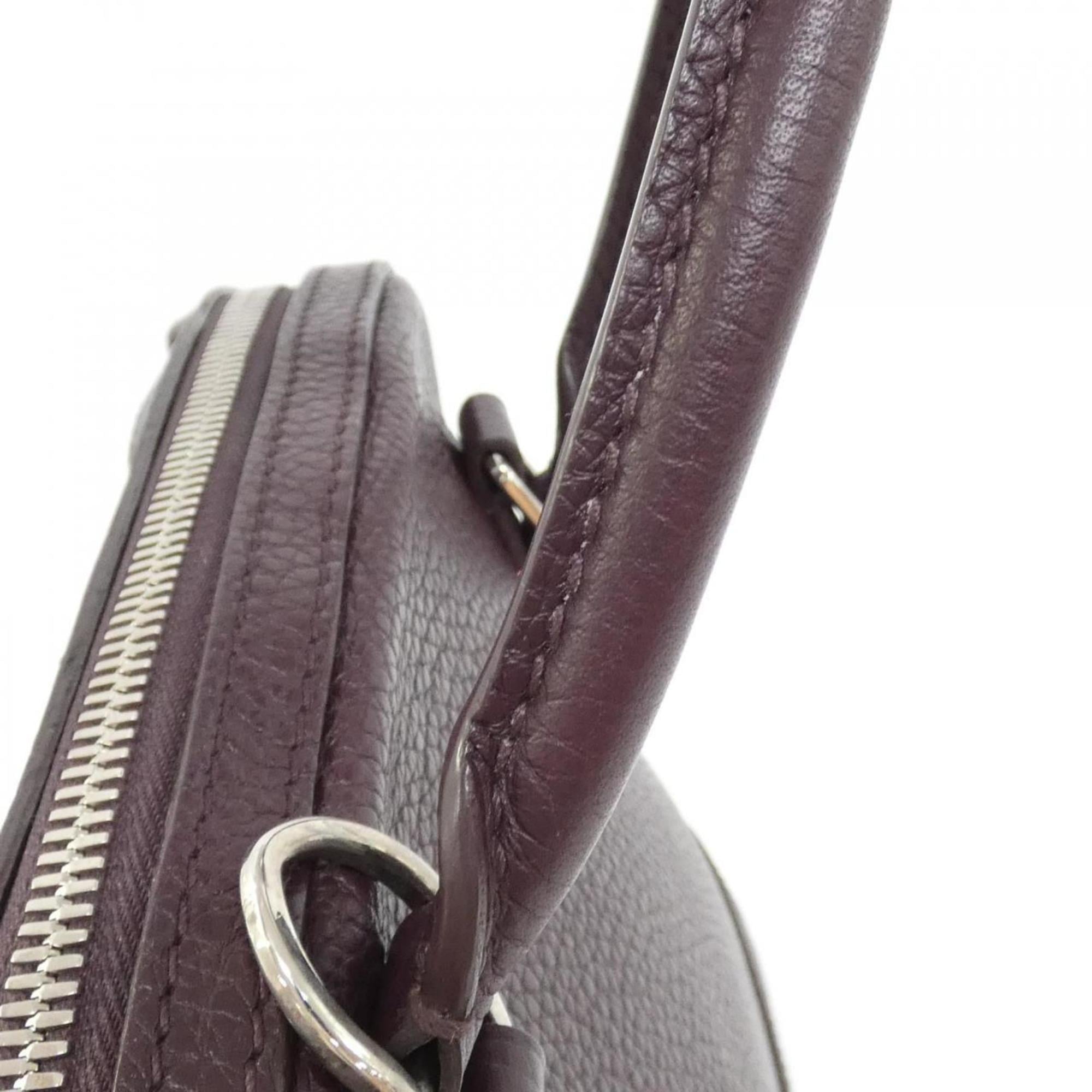 Louis Vuitton Parnassea Violet Leather Handbag (Pre-Owned)
