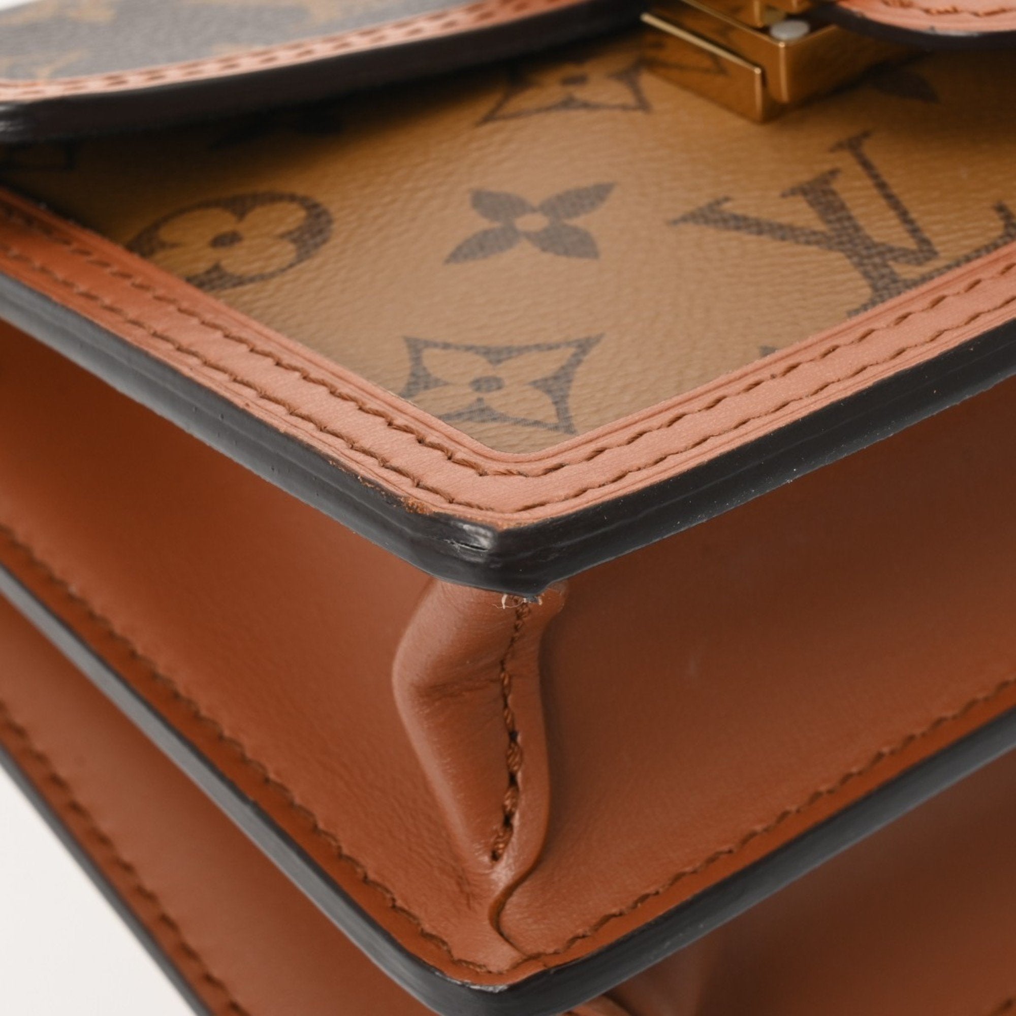 Louis Vuitton Brown Monogram Canvas Shoulder Bag (Pre-Owned)
