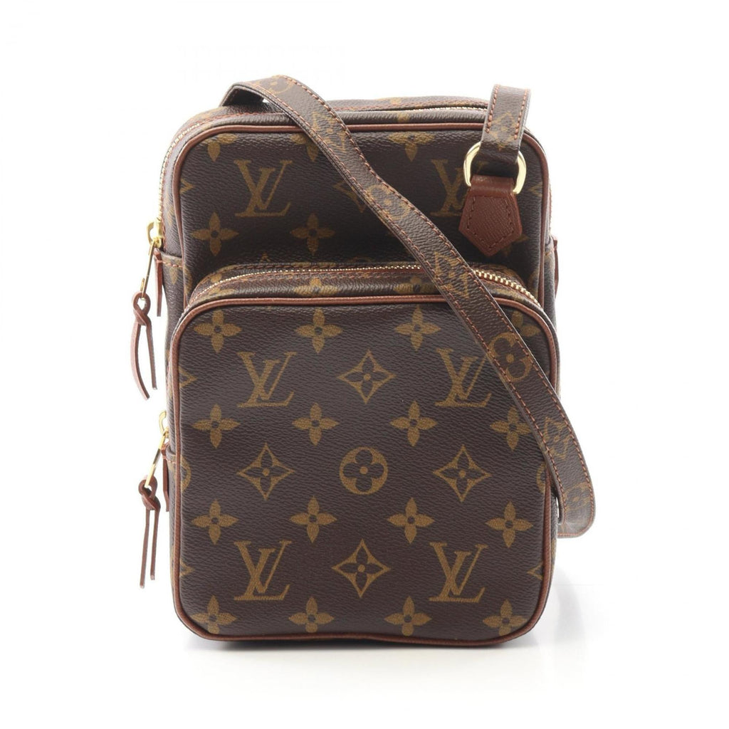 Louis Vuitton Brown Monogram Coated Canvas Shoulder Bag (Pre-Owned)