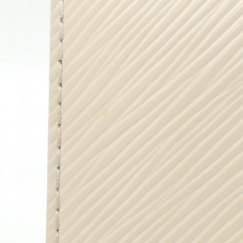 Louis Vuitton Beige White Leather Shoulder Bag (Pre-Owned)