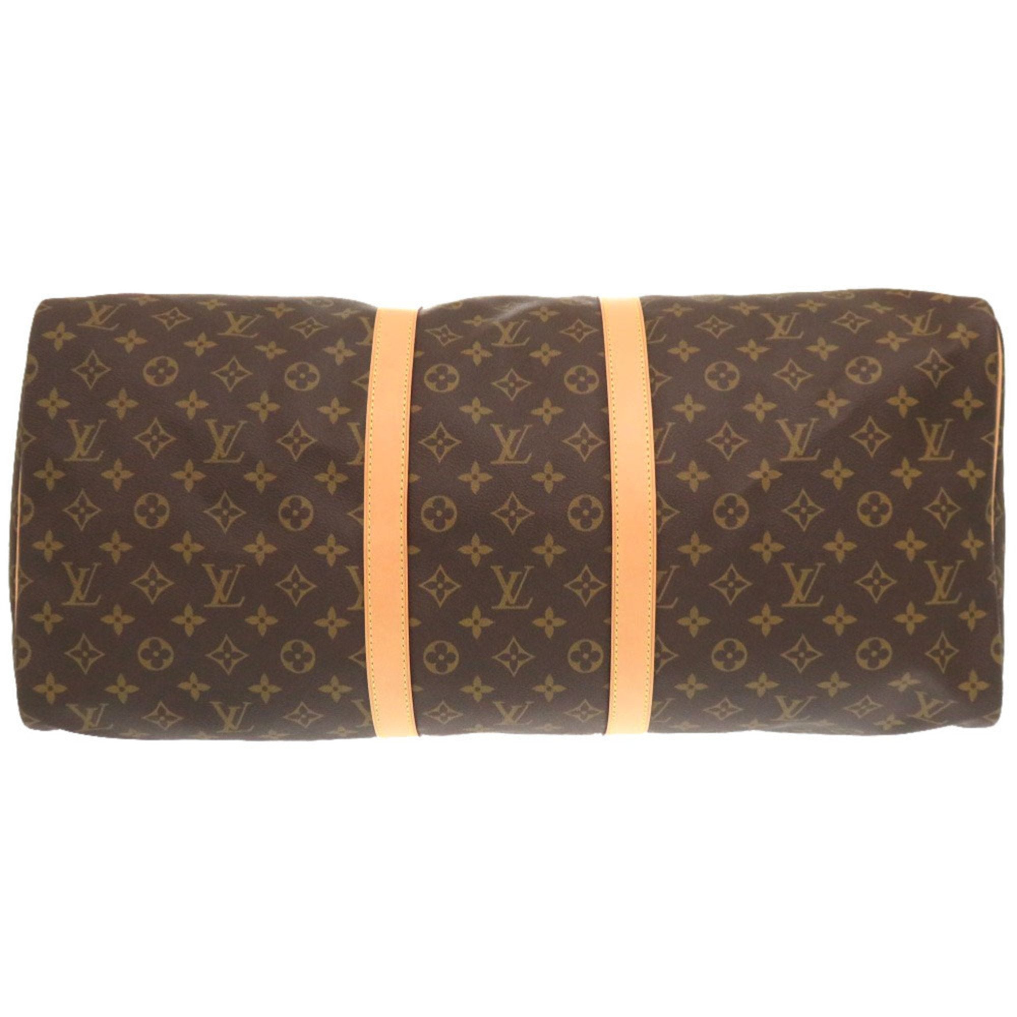 Louis Vuitton Brown Monogram Canvas Boston Bag (Pre-Owned)