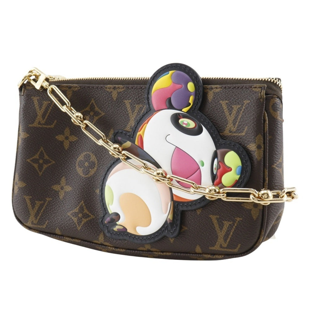 Louis Vuitton Brown Monogram Canvas Pochette Shoulder Bag (Pre-Owned)