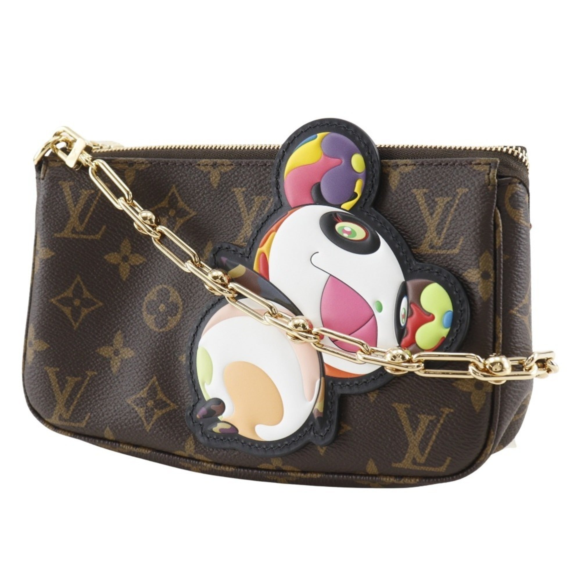 Louis Vuitton Brown Monogram Canvas Pochette Shoulder Bag (Pre-Owned)