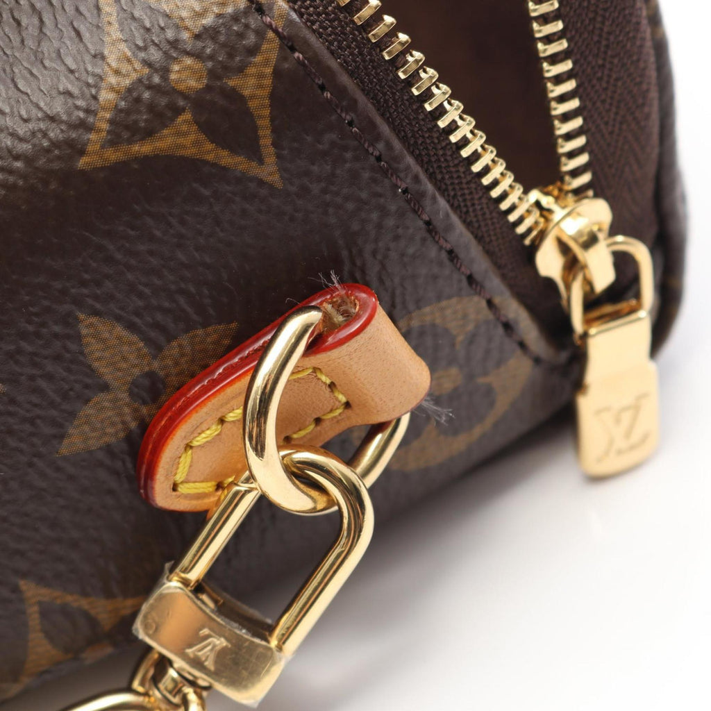 Louis Vuitton Brown Coated Canvas Leather Handbag (Pre-Owned)