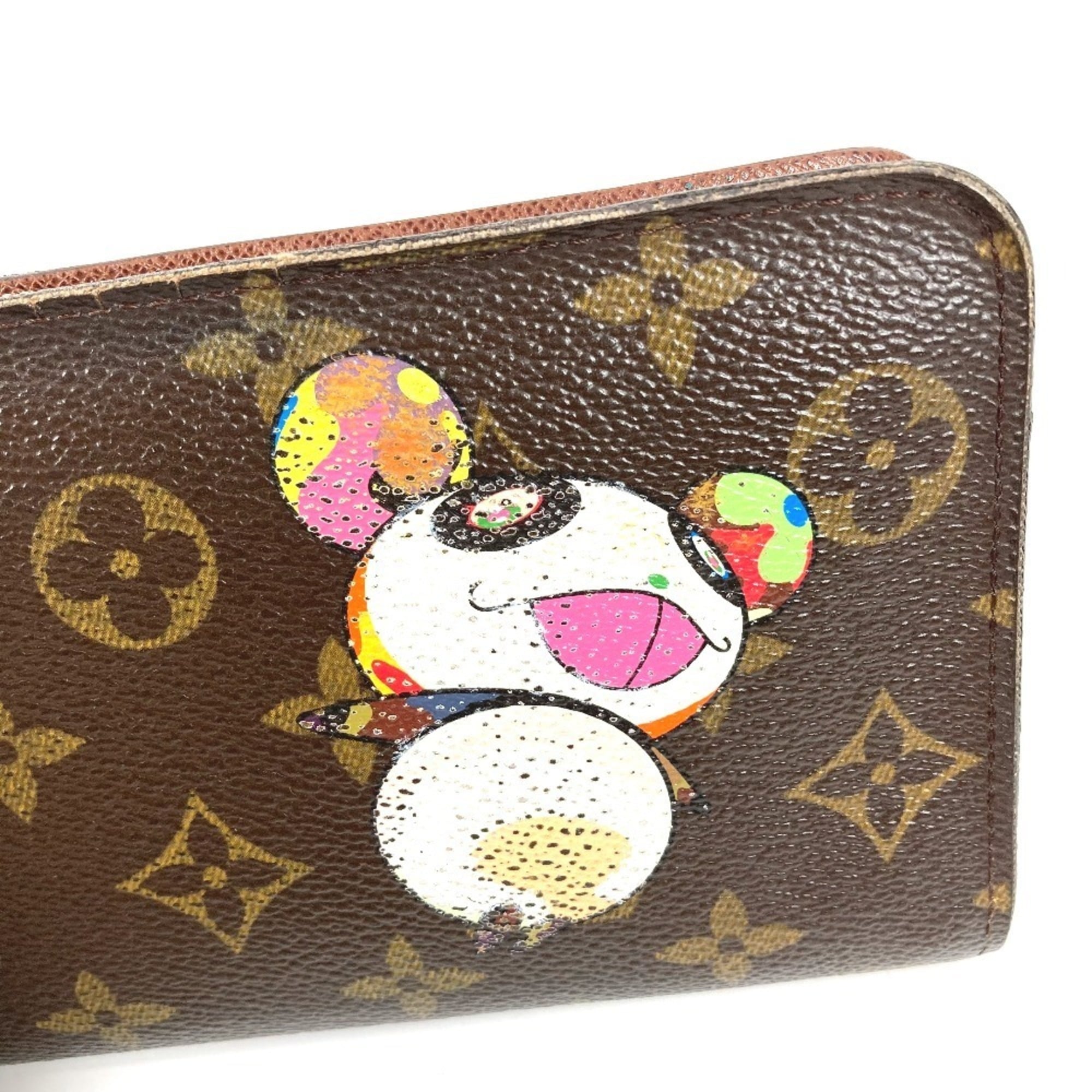 Louis Vuitton Monogram Brown Multi-Color Monogram Long Wallet (Bi-Fold) (Pre-Owned)