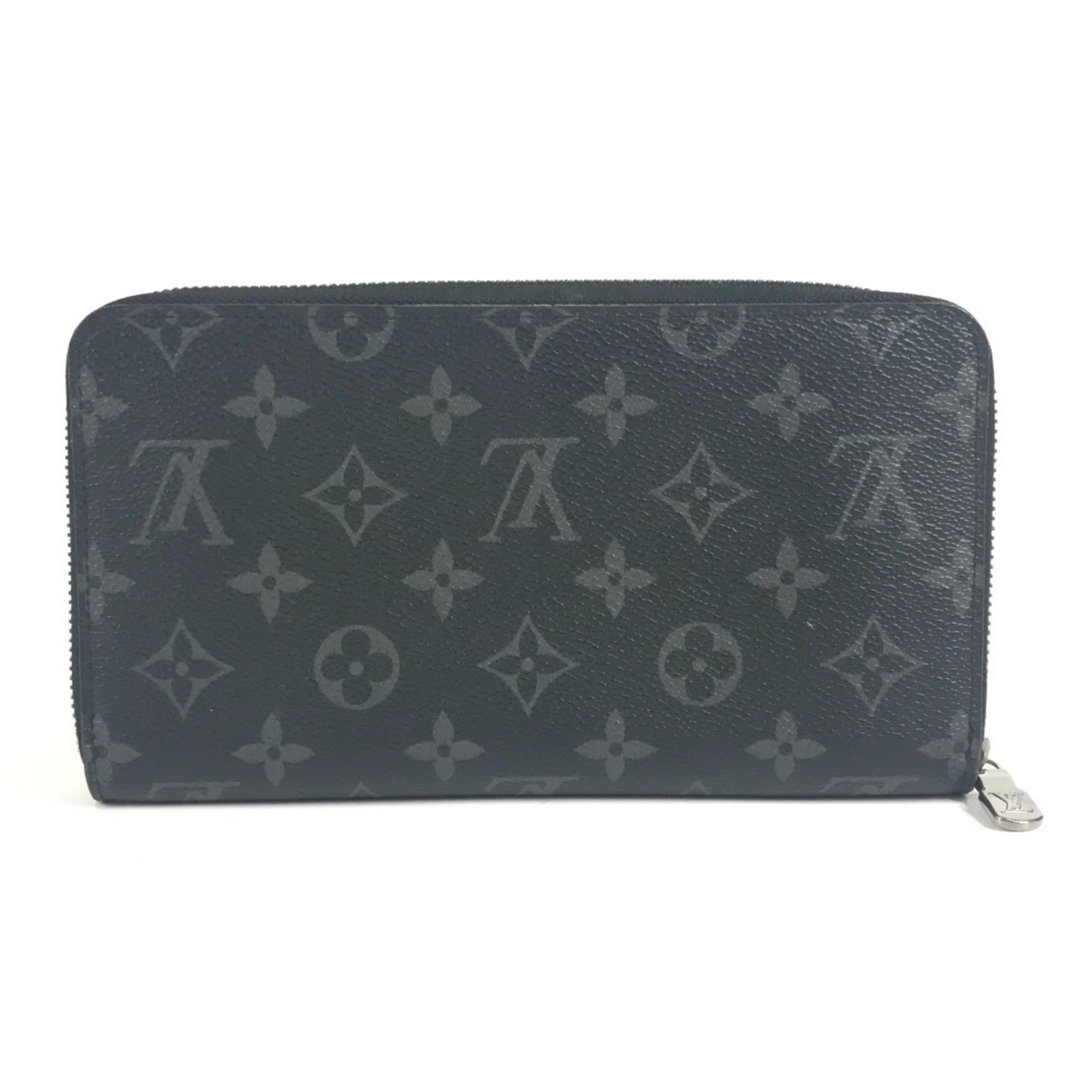 Louis Vuitton Monogram Eclipse Black Monogram Eclipse Long Wallet (Bi-Fold) (Pre-Owned)